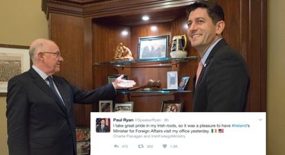 House Speaker Paul Ryan tweeted his pride for his “Irish roots” and everyone was furious