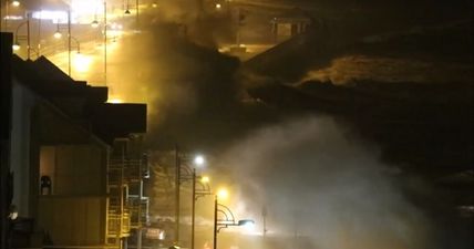 WATCH: This town in Waterford took a serious battering from Storm Doris last night