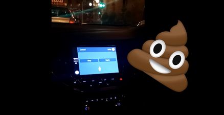 WATCH: This car’s in-vehicle computer reads the poo emoji in a very weird way