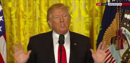 WATCH: Donald Trump sends strong message to the media in his latest press conference