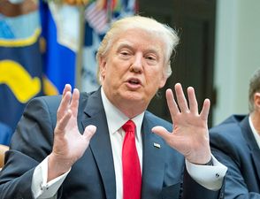 WATCH: Senator can barely keep from laughing when asked about Trump’s phone-tap allegations