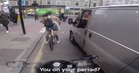 WATCH: Female cyclist gets ultimate revenge on abusive male passenger in van