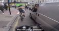 WATCH: Female cyclist gets ultimate revenge on abusive male passenger in van