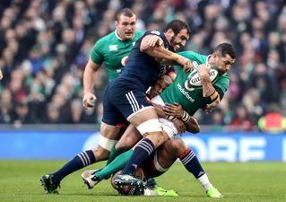 Twitter reaction as Ireland lead France by a point at half-time