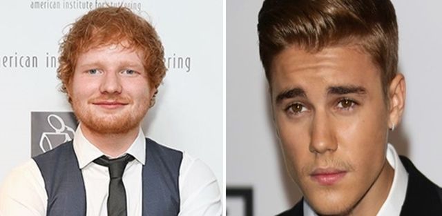 Ed Sheeran, Justin Bieber
