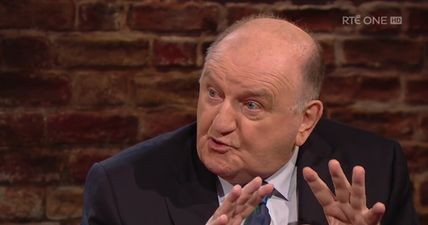 WATCH: Ireland covers its eyes as George Hook admits he “can’t get it up anymore” on the Late Late