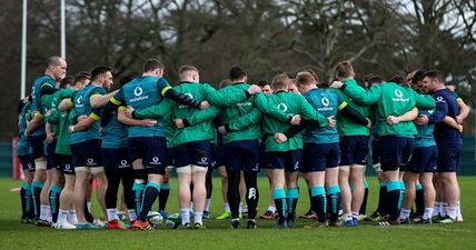 Just the one change in the Ireland squad to face Wales