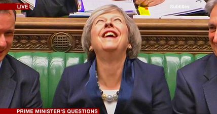 British Prime Minister Theresa May’s bizarre ‘other-worldly’ laugh is freaking people out