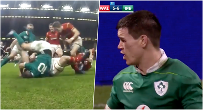 WATCH: Dan Biggar goaded Jonathan Sexton after his yellow card last night