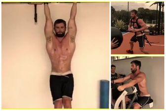 WATCH: Chris Hemsworth gives a glimpse of his Thor workout, just in time to ruin your weekend