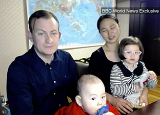 WATCH: Family from hilarious interrupted BBC interview return for take two