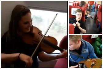 A massive céilí broke out on a train in China and the craic looked ninety