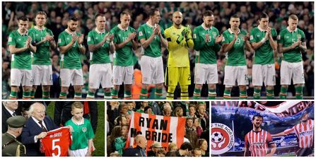 James McClean leads amazing Aviva Stadium tributes to Ryan McBride