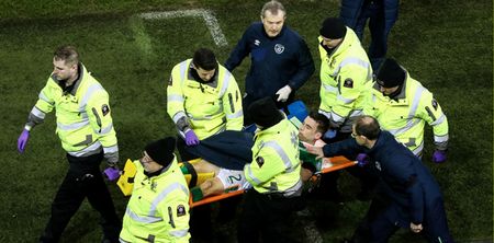 Ireland manager says surgeons are “very pleased” with Seamus Coleman’s operation