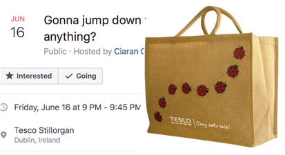 PICS: Thousands of people are attending this ‘bag of cans’-inspired Facebook event in Dublin