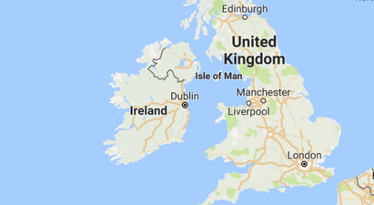 A helicopter carrying five people has gone missing over the Irish Sea