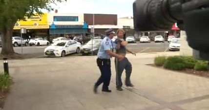 WATCH: Beer-swilling Australian learns why you shouldn’t heckle a policeman doing a TV interview