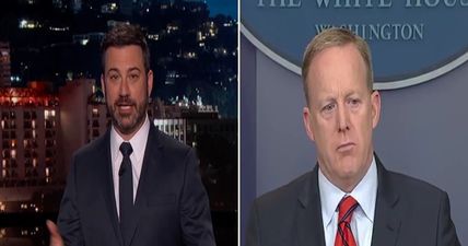 WATCH: Jimmy Kimmel went to town on Sean Spicer after his inflammatory Hitler comments