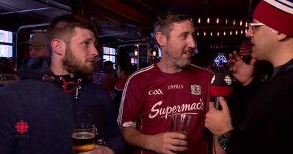 WATCH: Slightly inebriated Irishman stars in brilliant interview before ice hockey game on Canadian TV