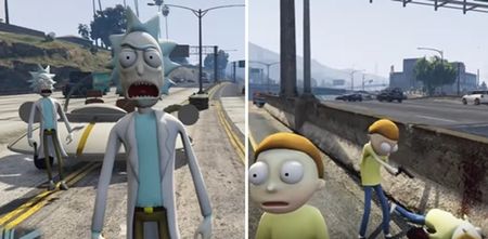 This GTA V update lets you play as Rick & Morty in Los Santos