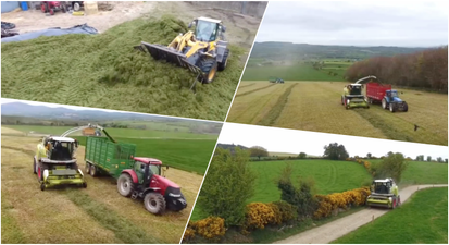 WATCH: Class drone footage of silage being made in Ireland will remind you that summer is just around the corner