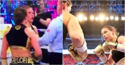 Katie Taylor gives referee no choice but to wave off Wembley eliminator