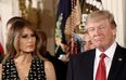 President Trump wishes his wife well after hospital visit but manages to spell her name wrong