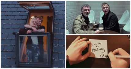 WATCH: Tommy Tiernan, Hector and Saoirse Ronan star in official video for Ed Sheeran’s ‘Galway Girl’