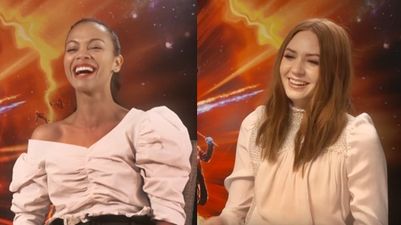 Marvel, make this happen! Zoe Saldana & Karen Gillan want to make a buddy cop-style spin-off for Gamora and Nebula