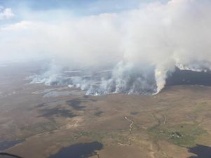 PICS: Aerial photos from 3,000 feet show the devastating extent of the gorse fires in Galway