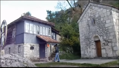 This monk lives in solitude, 40 metres worth of solitude