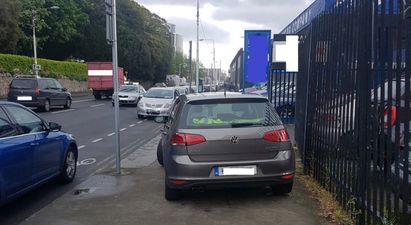 Gardaí post picture of a motorist’s bad parking, but there’s something else wrong with the photo