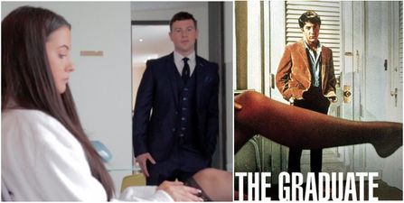 WATCH: Connacht rugby star John Cooney plays the Dustin Hoffman role in clever recreation of The Graduate