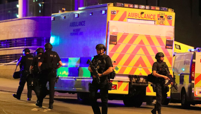 Death toll rises to 22 following ‘suicide bombing’ at concert in Manchester