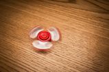 An Irish actress has been injured after a freak fidget spinner incident