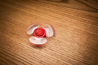 An Irish actress has been injured after a freak fidget spinner incident