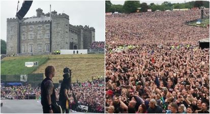 Wife of Guns N’ Roses star pays brilliant tribute to the “most insane crowd ever” following Slane concert