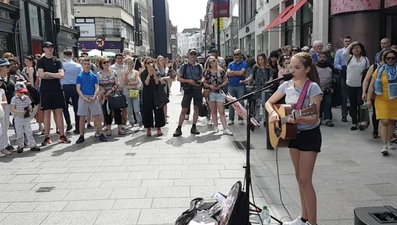 WATCH: This amazing 11-year-old busker has been wowing people on Grafton Street