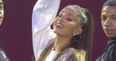 Ariana Grande returns to the stage at #OneLoveManchester to give incredible, admirable performance