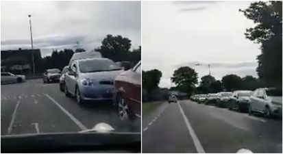 WATCH: Look at the size of the queue for 99c petrol in Dublin this morning