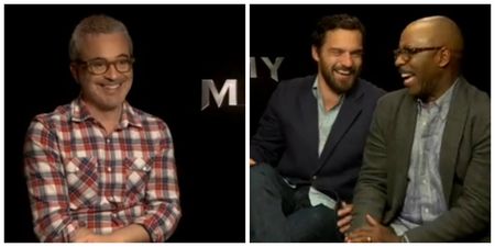 The director and cast of The Mummy talk about filming one of the most insane stunts EVER in cinema