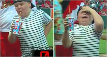 WATCH: The pain is real as this kid suffers the ultimate brain-freeze