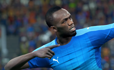 WATCH: Usain Bolt will feature in Pro Evolution Soccer 2018 and could be the game’s new Adriano