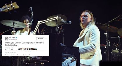 WATCH: Arcade Fire played a secret gig in Dublin last night and it looked the business