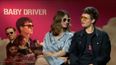 Ansel Elgort and Lily James talk about being lovers-on-the-run in Baby Driver