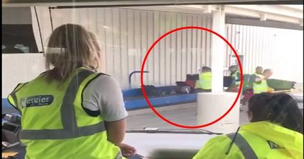 WATCH: This baggage handler’s approach might put you off packing valuable items in your luggage