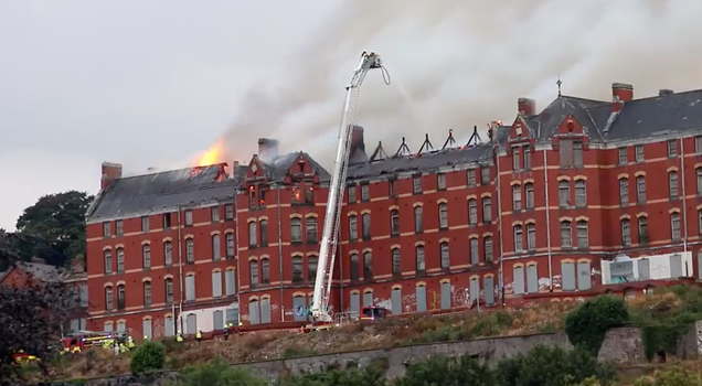 Cork timelapse fire