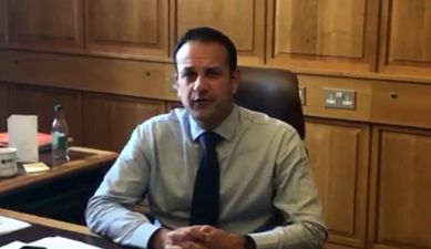 A lot of people pointed out the same thing about Leo Varadkar’s first weekly video address