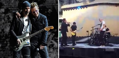 London firefighters and their families got a private gig by U2