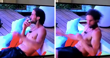 WATCH: Love Island contestant shows us exactly how not to smoke a lit cigarette